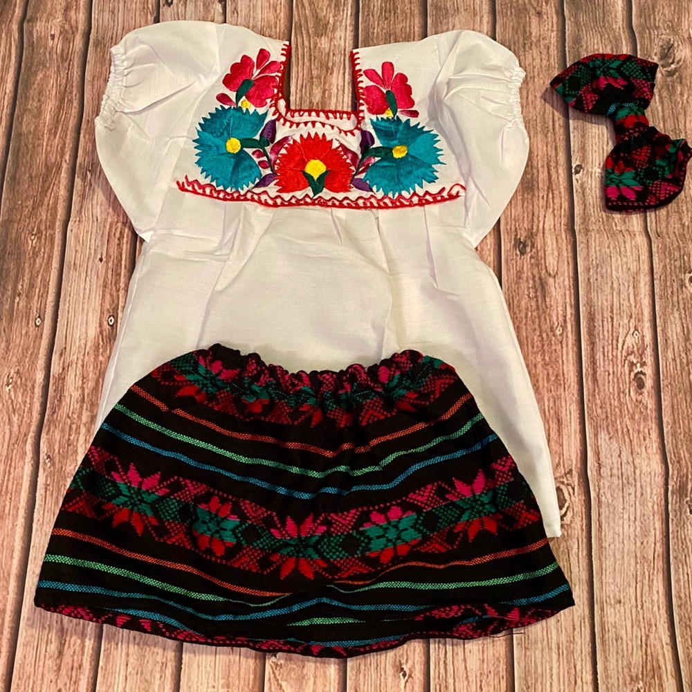 Handmade Girl’s Mexican Outfit
